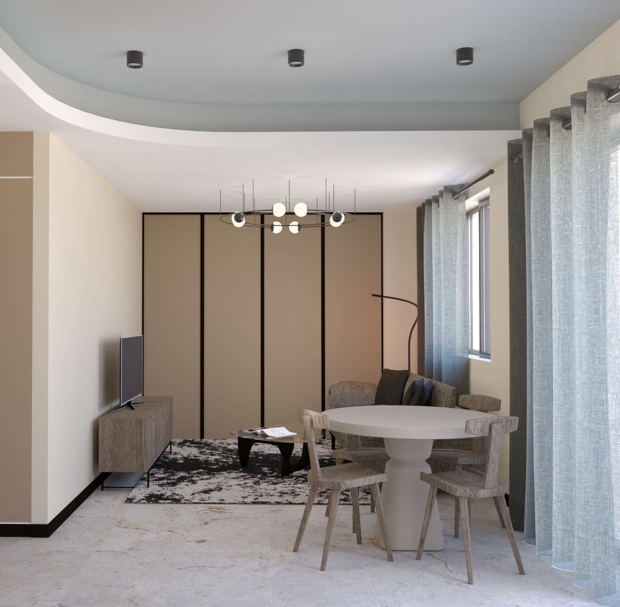 Προτάσεις εσωτερικής διαμόρφωσης διαμερισμάτων στο Κερατσίνι